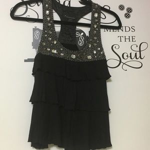 EMBELLISH RACER BACK TANK